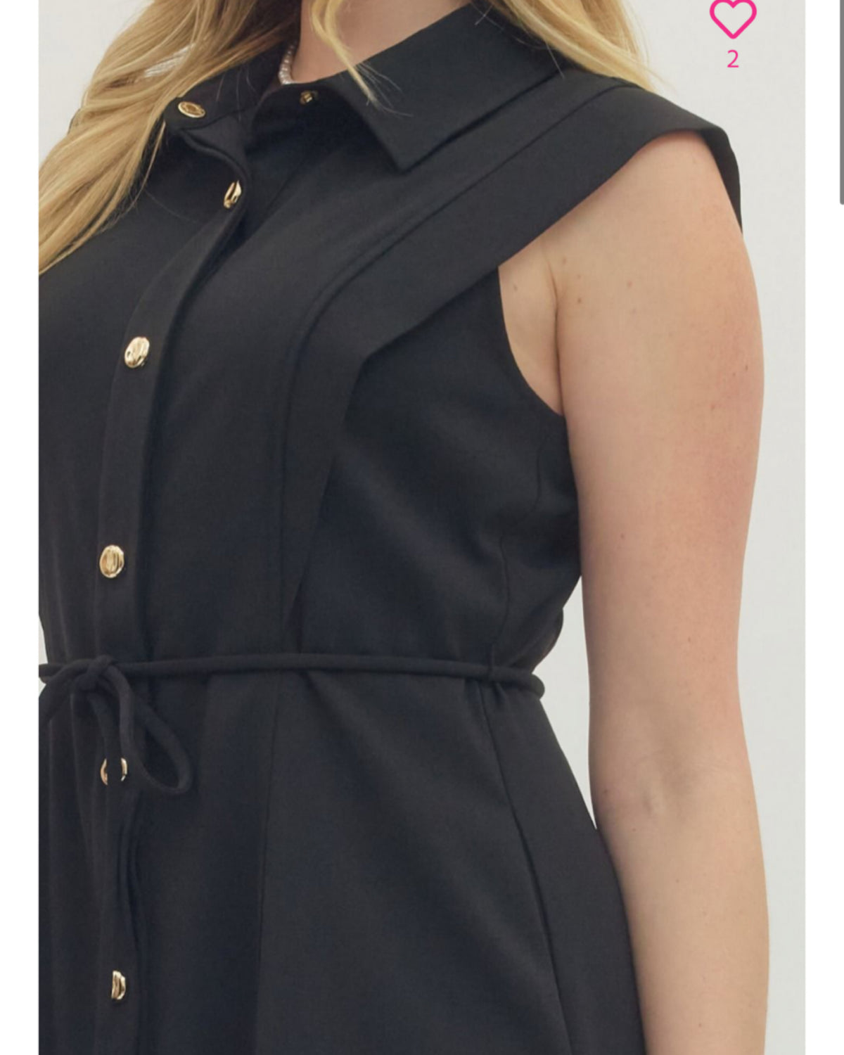 Feminine Fresh Dress in Black