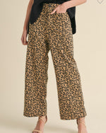 Wine Country Leopard Wide Pant