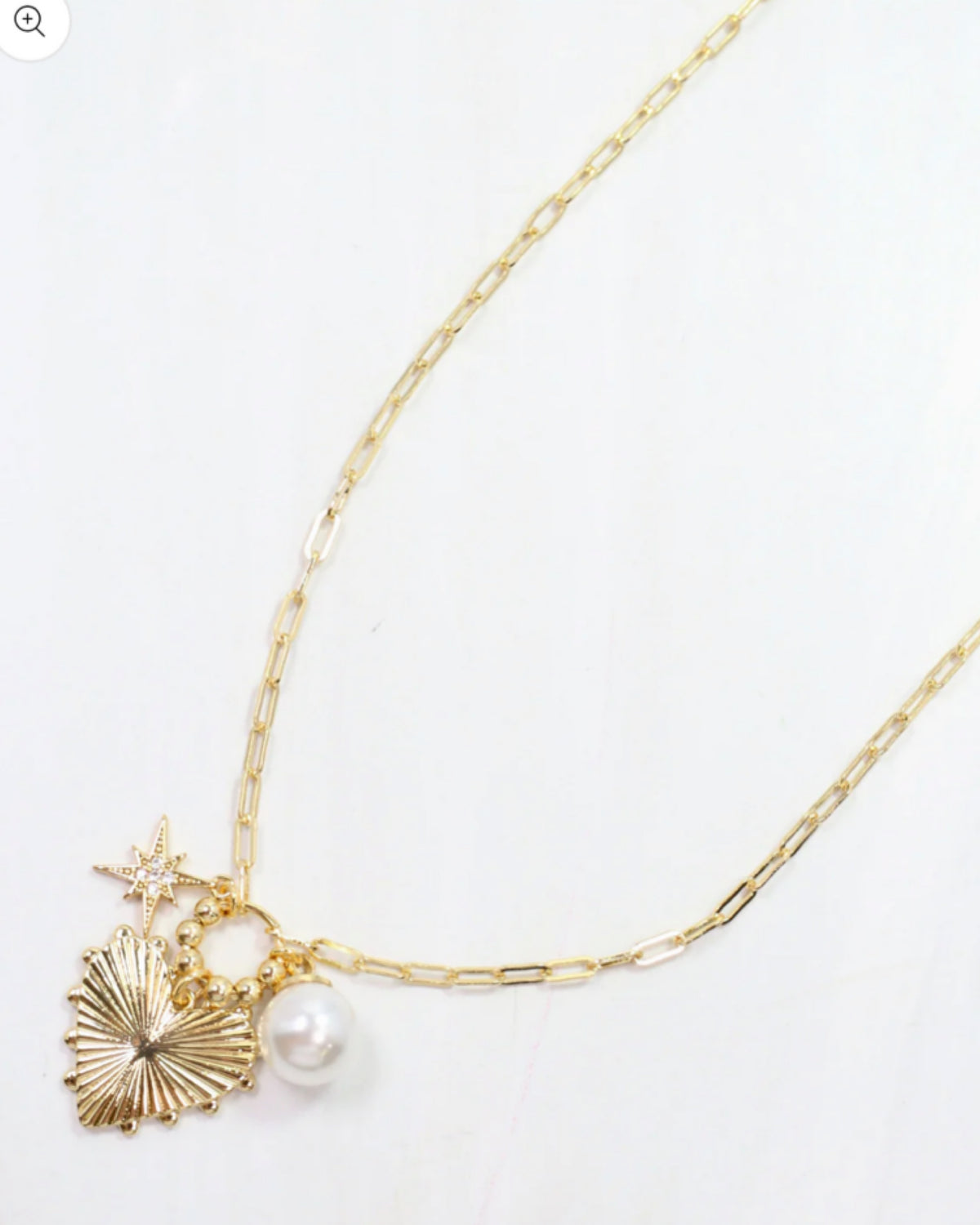 Sangrail Heart Charm Necklace