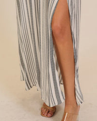 Vacay maxi Striped Dress