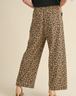 Wine Country Leopard Wide Pant