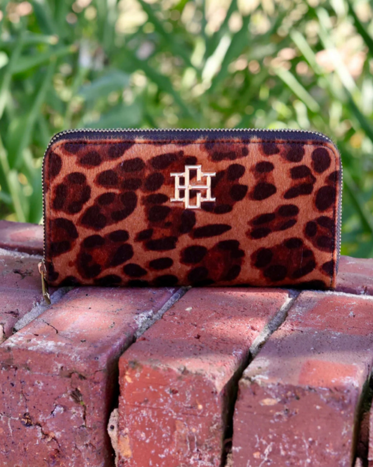 Penelope Wallet in Spotted Saddle