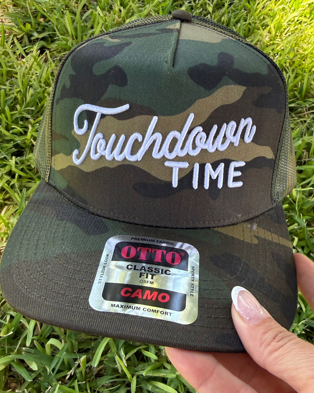 Touchdown TIME Camo Trucker Hat