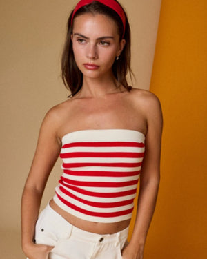 Summer Nights Stripped Tube Top