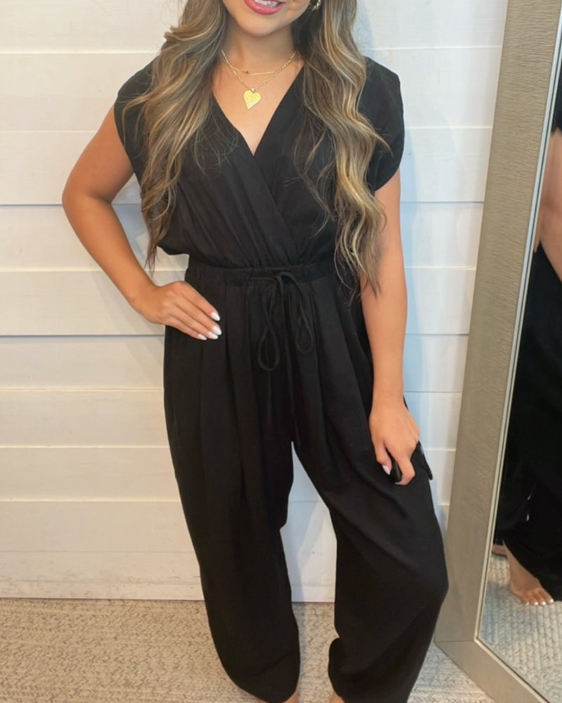 Your everything I need Jumpsuit  Black