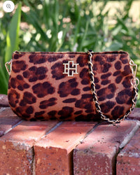 Livi Crossbody in Spotted Saddle