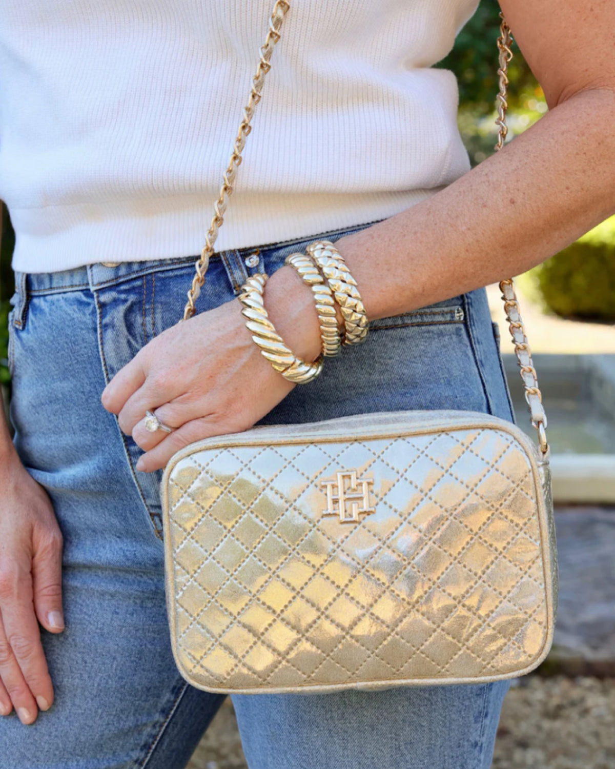 Bryce Crossbody Champagne Pop