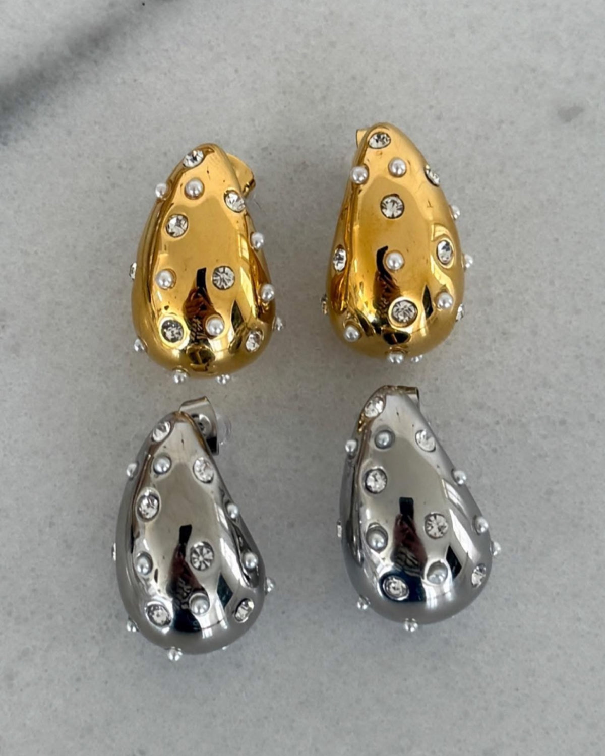 JAZ Earrings -SILVER