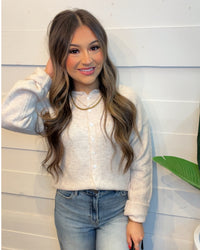 Classic Lightweight Button-down Cardigan in MOCHA