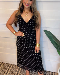 Chiffon Darling Polka-Dot Skirt
