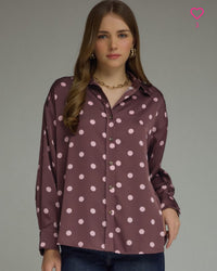Classic Charm Polka Dot Blouse