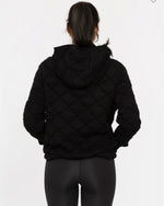 Down for anywhere Quilted Pullover