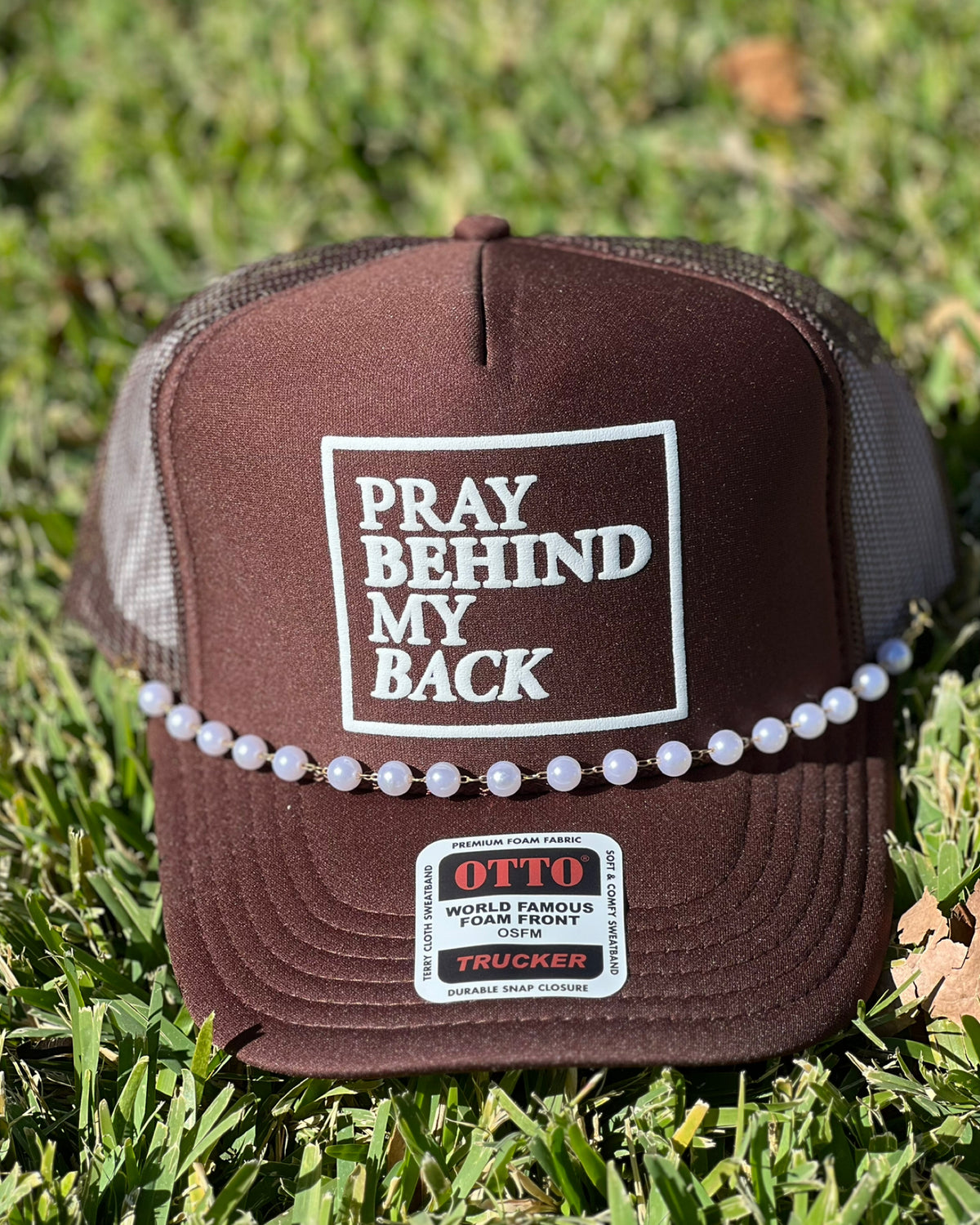 PRAY BEHIND MY BACK hat