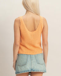 Sweet Escape Open Knit Tank top