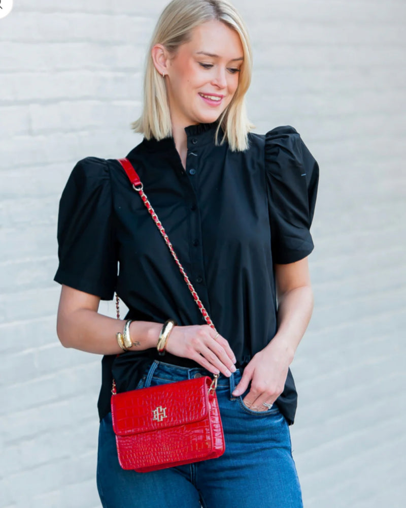 Evelyn Crossbody in RED