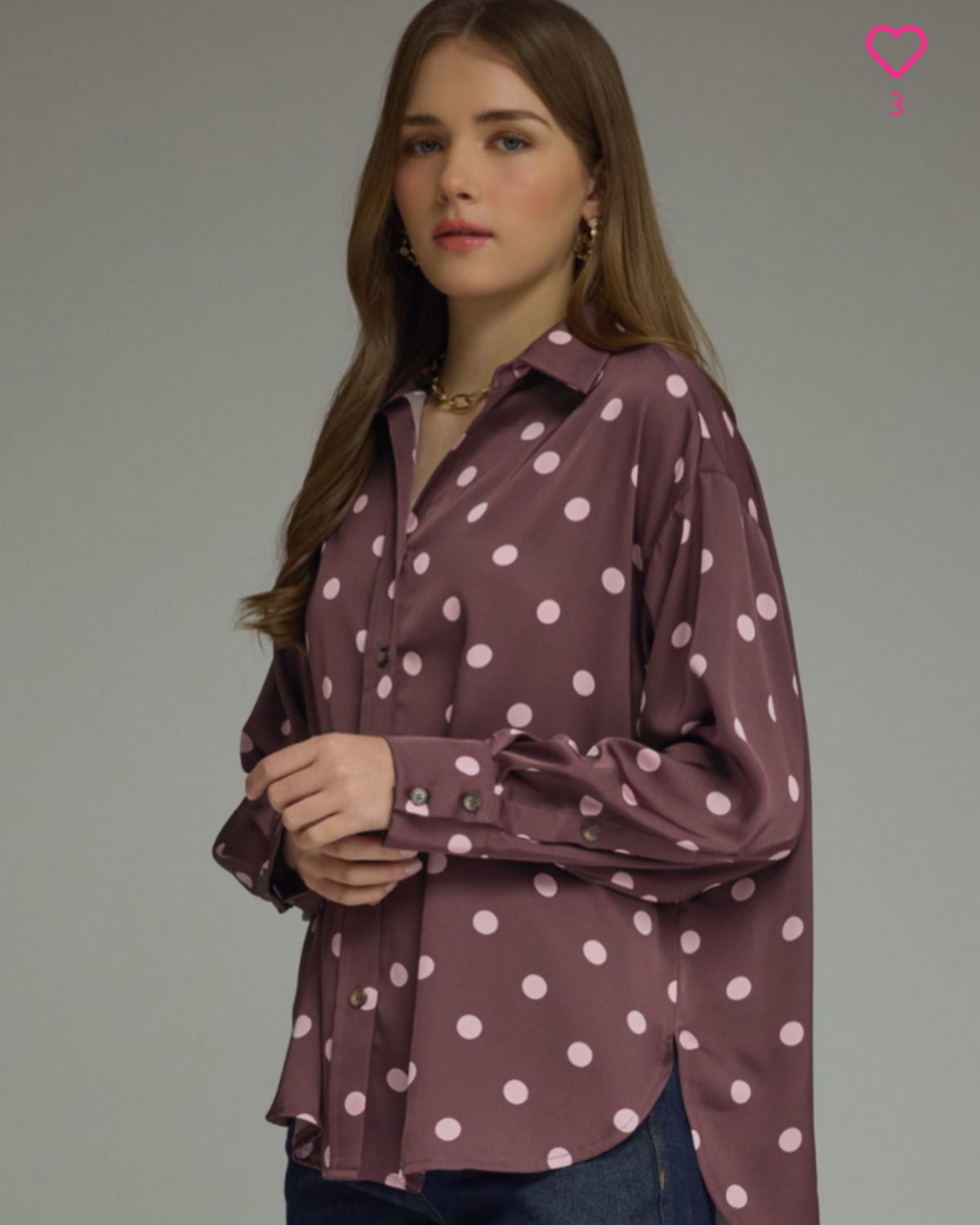 Classic Charm Polka Dot Blouse