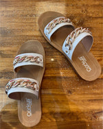 Seeing Double Ivory Sandal