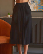 Hosting a Winter Dinner Pleated Midi Skirt