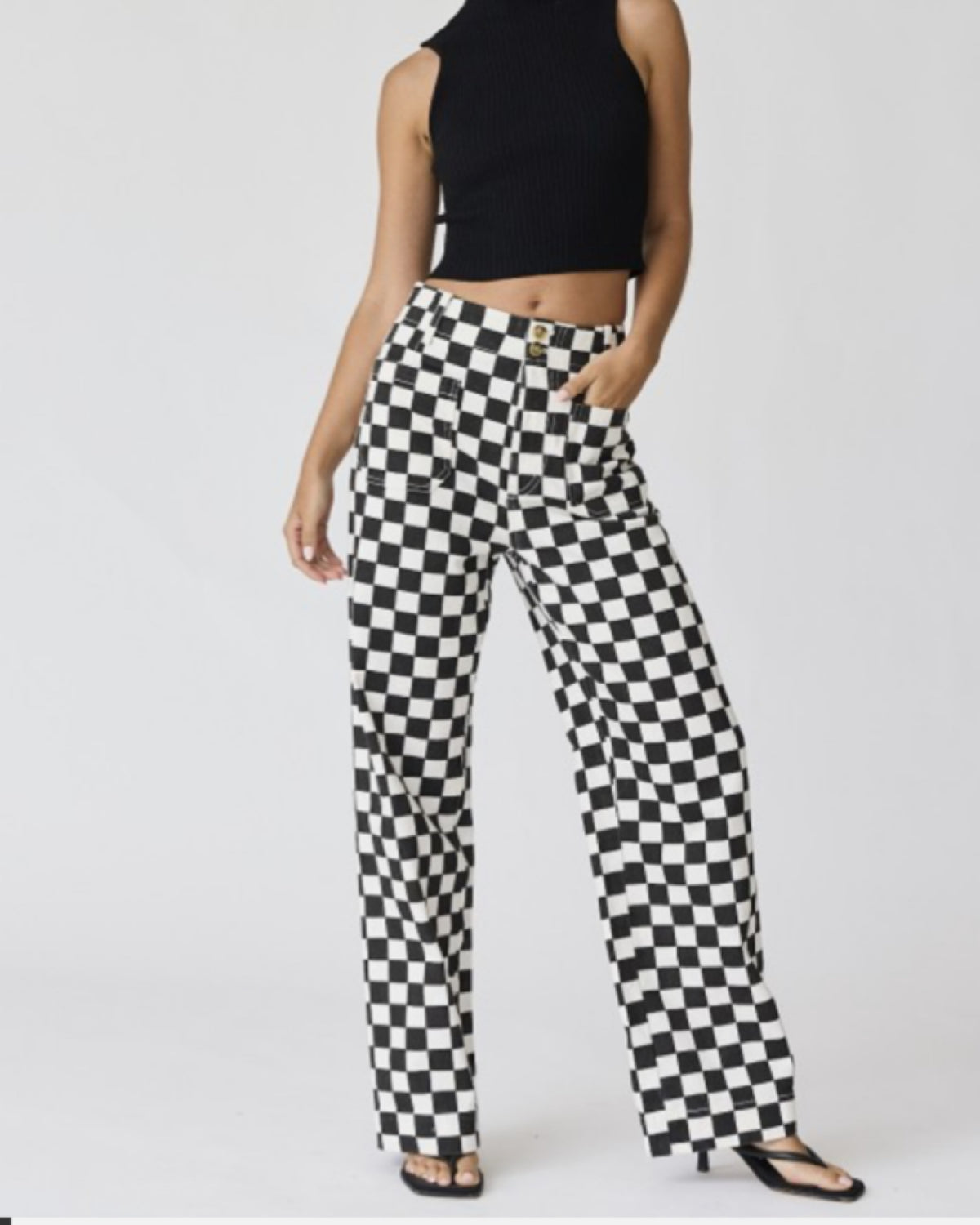 Demi Checkered Bottoms