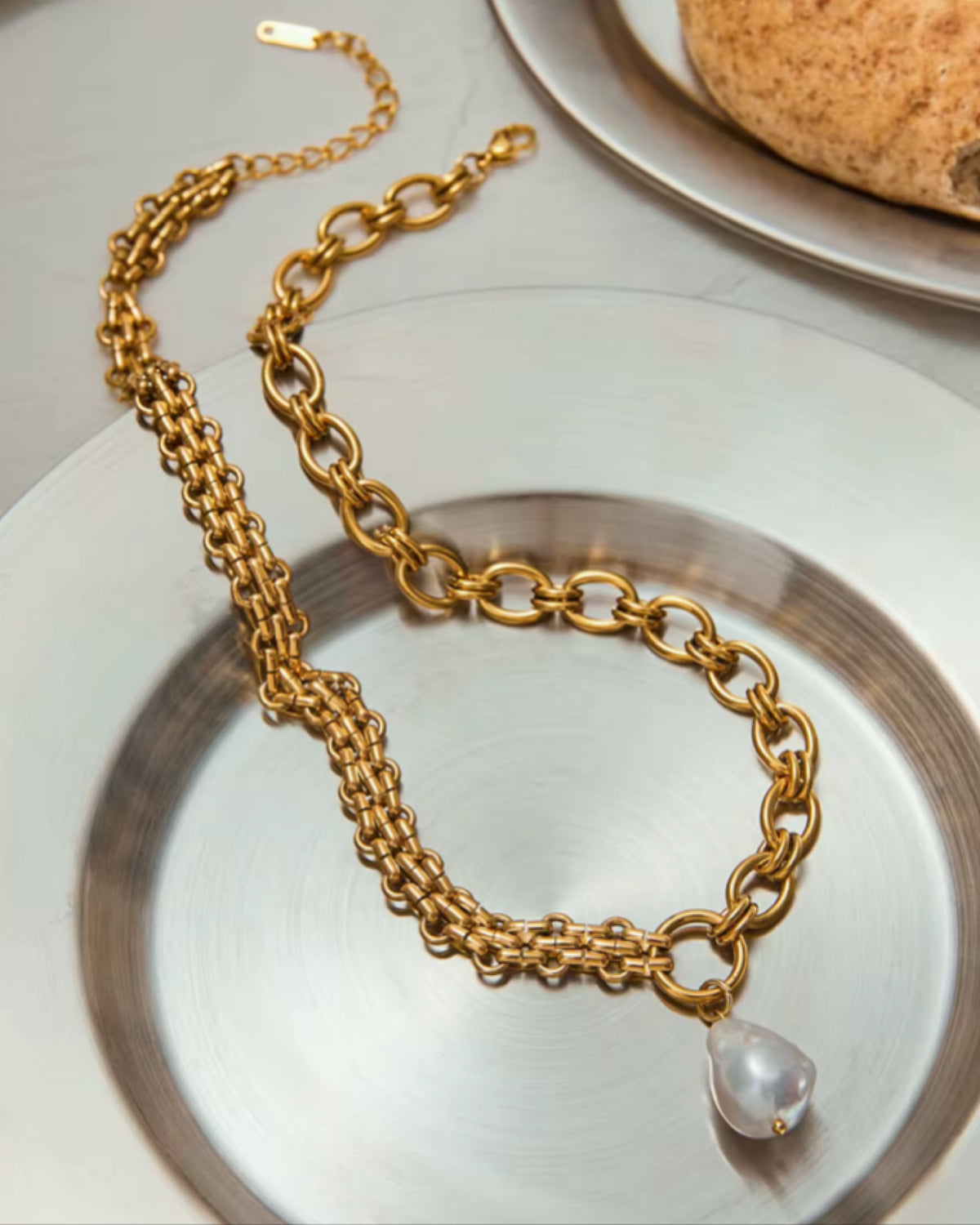 Fresh Water Pearl Pendant Chain