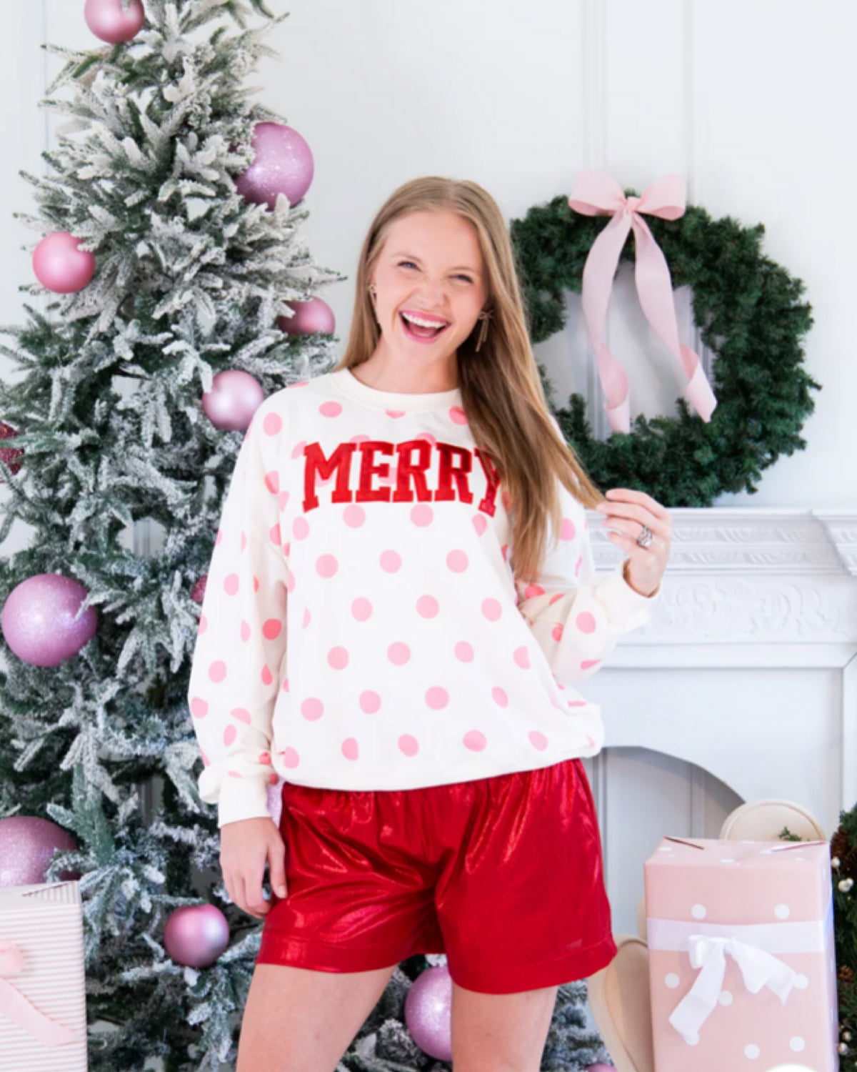 MERRY Polka Dot Top