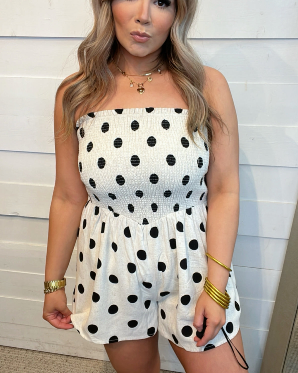 For the Love of Polka-Dots Romper