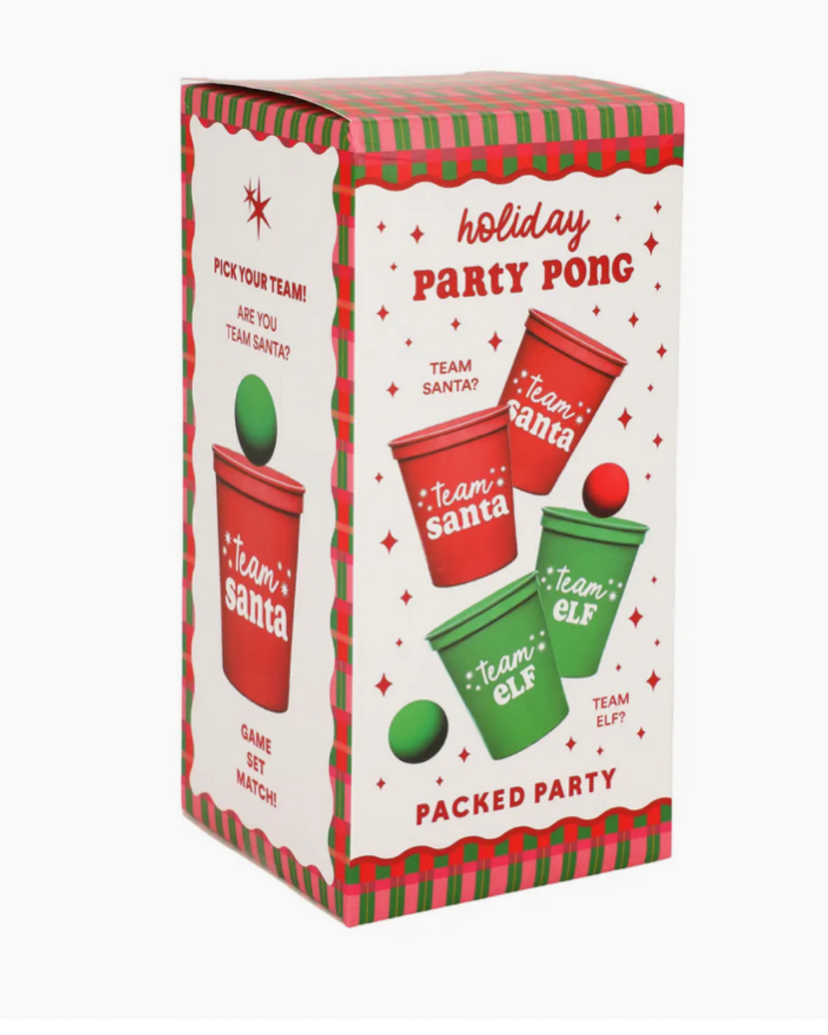 Holiday Cup Toss Game set