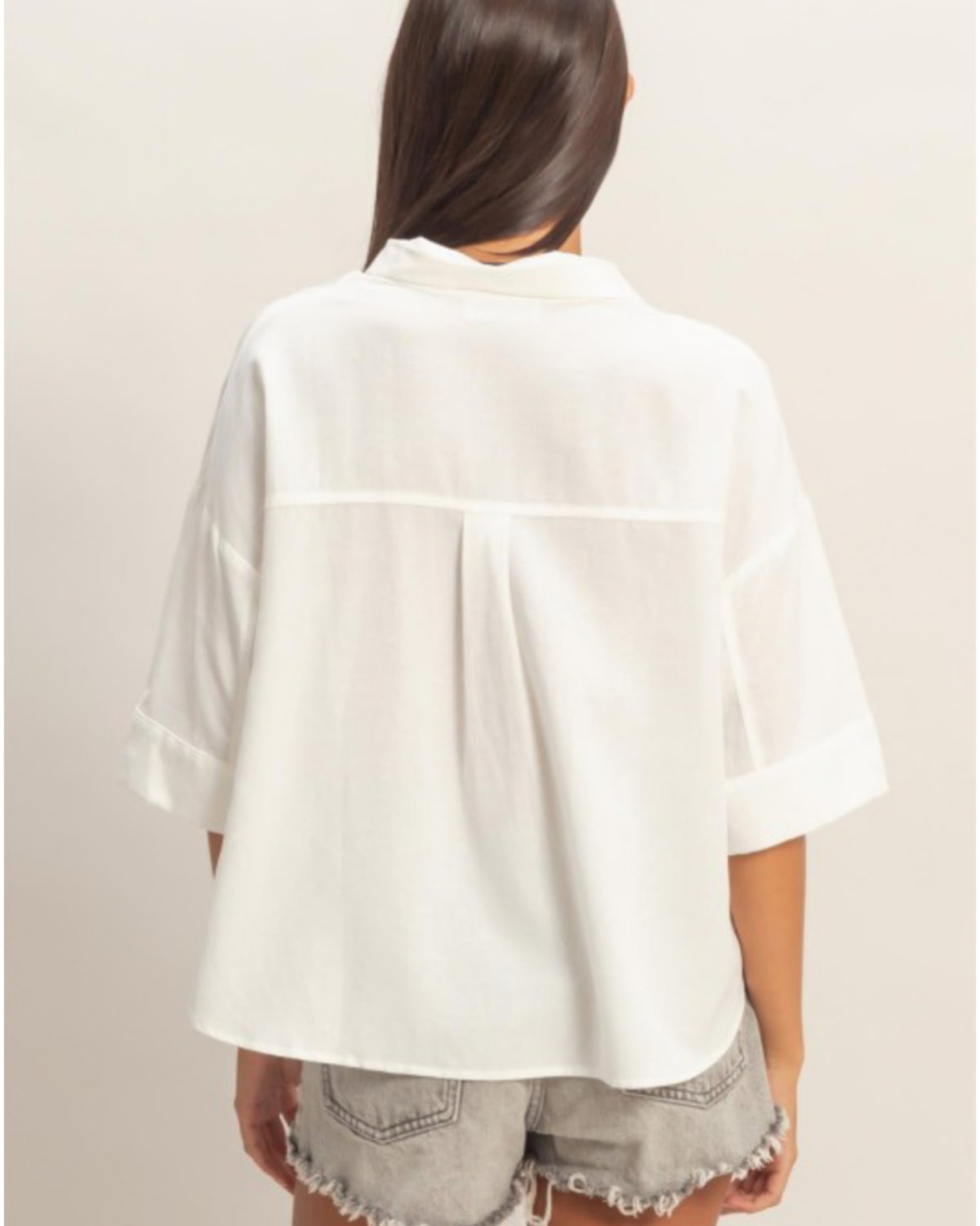 Office Casual Collard Short Sleeve