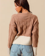 Latte Date Crop Sweater