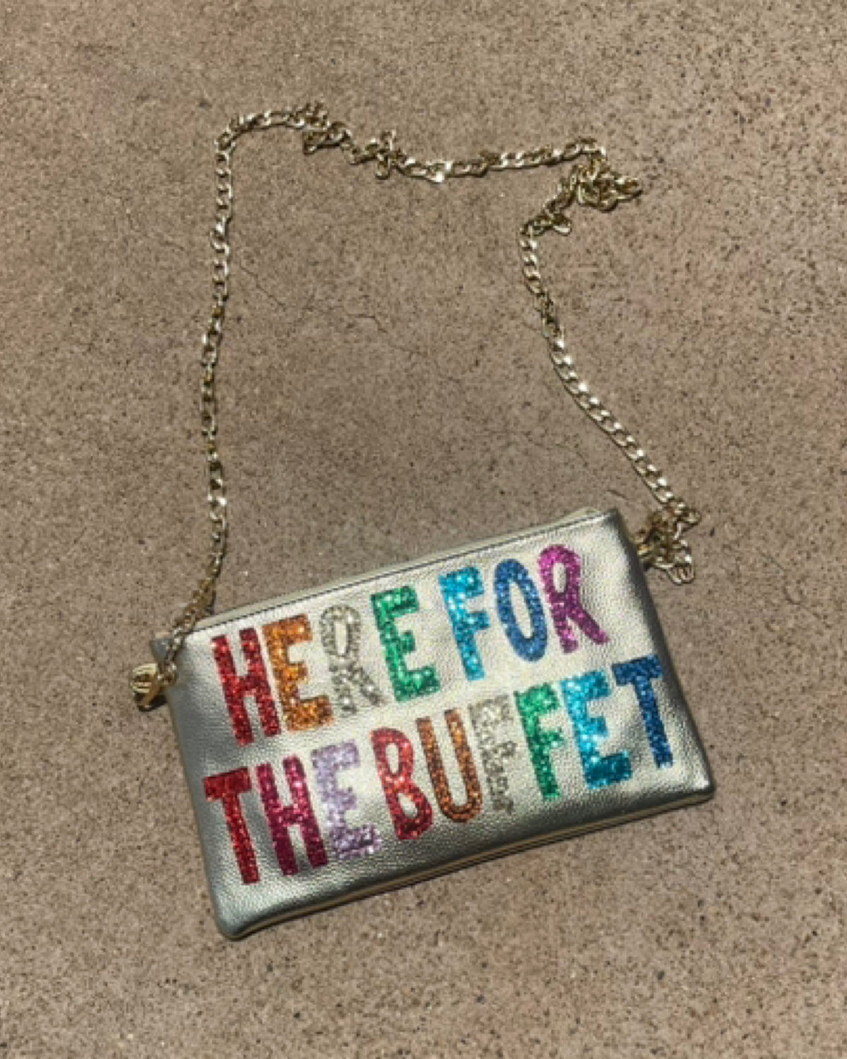 HERE FOR THE BUFFET Bag