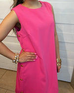 Socially Sweet in Neon Pink Dress