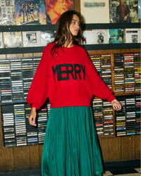 MERRY Sweater RED/PINK