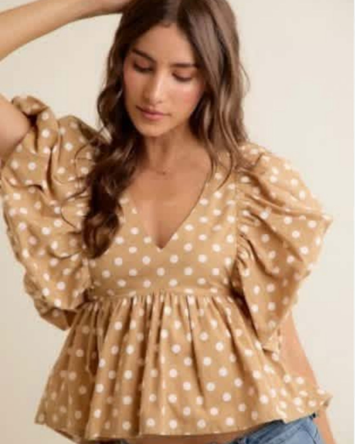 So Me Polka Dot Blouse