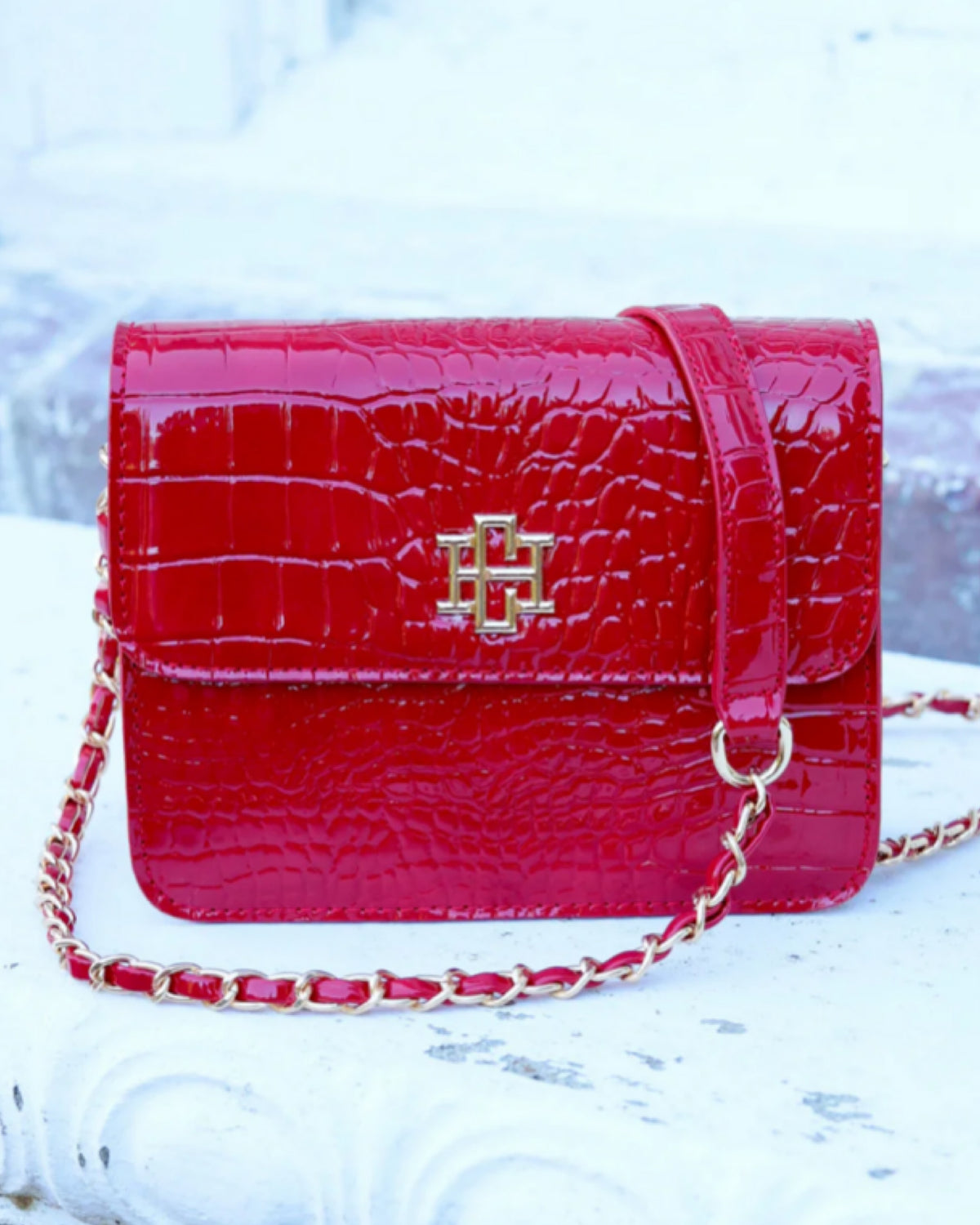 Evelyn Crossbody in RED