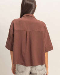 Office Casual Collard Short Sleeve