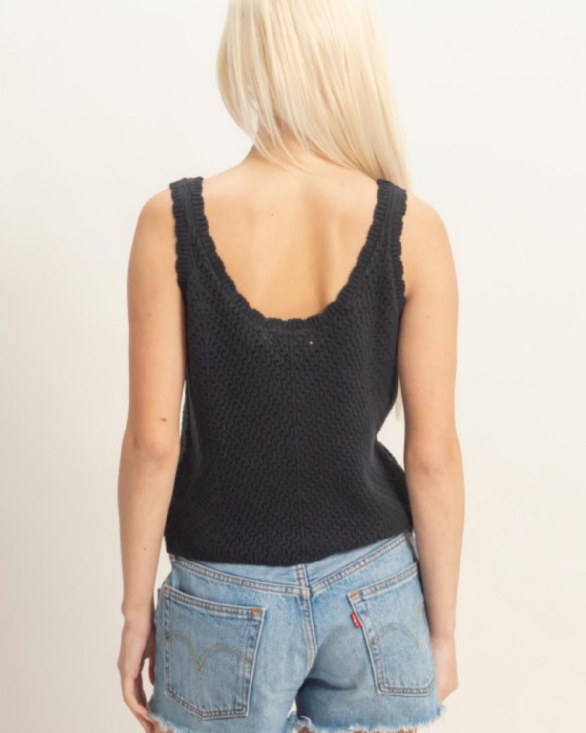 Sweet Escape Open Knit Tank top
