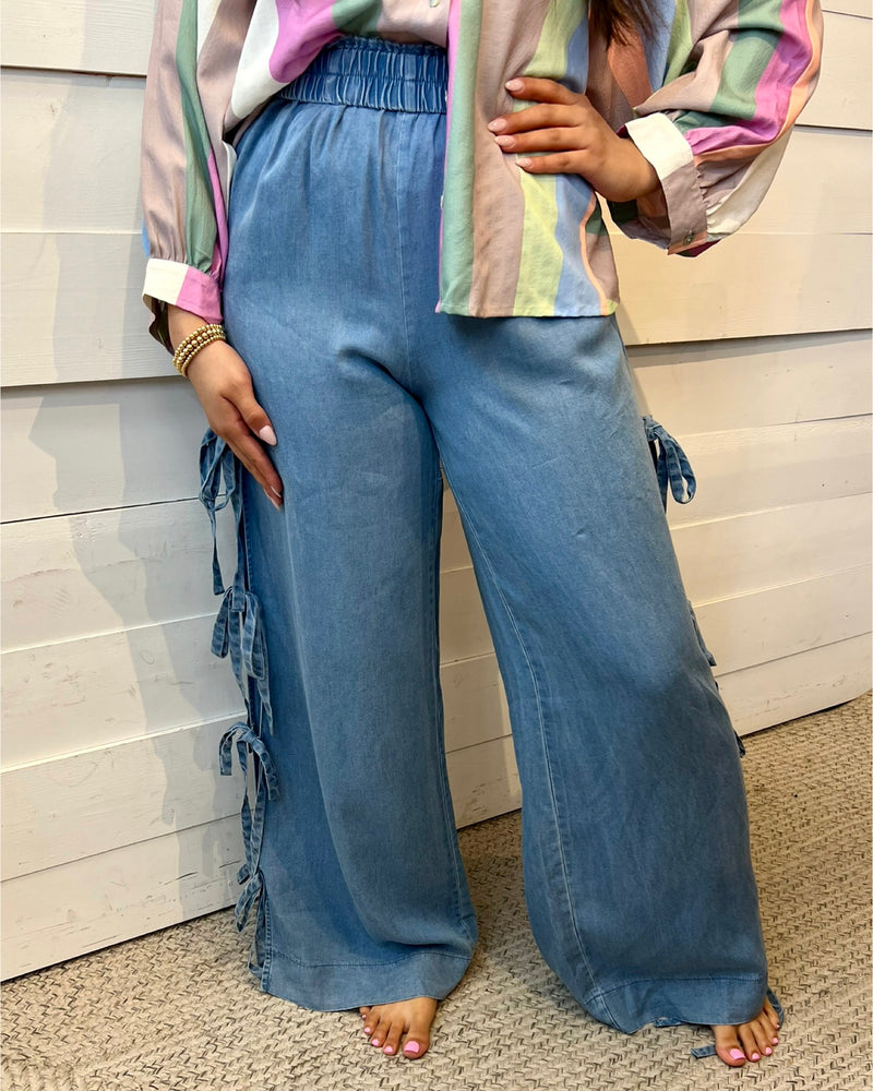 Cute as Jentry Chambray Pants