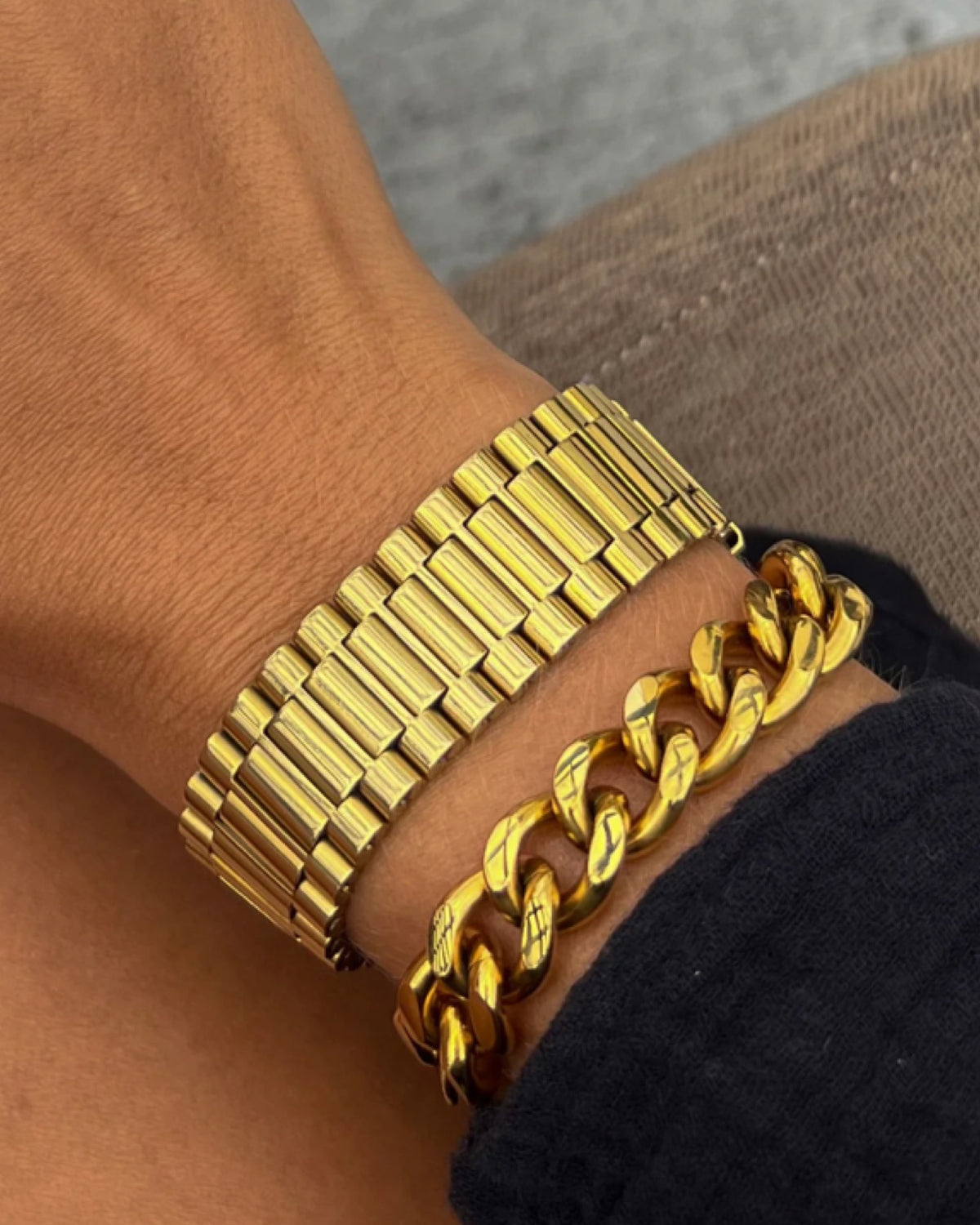 Thick Gold Band