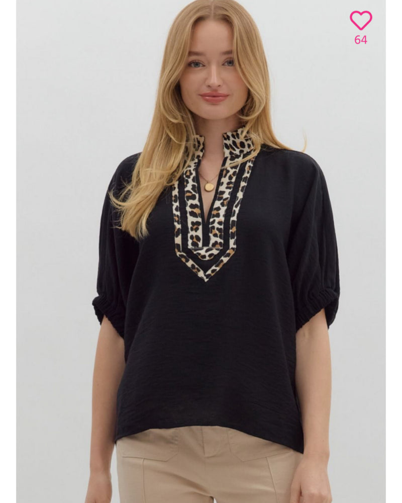 SHOW Impressive Dinner Blouse in Black