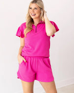 Tea Party Short Set in PINK