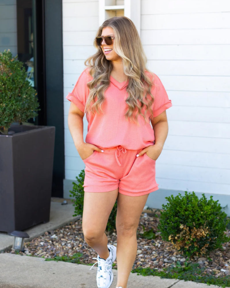 Summer Breeze Set in Coral