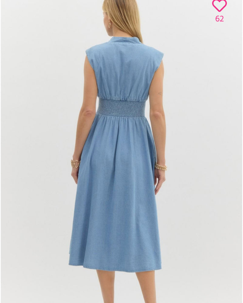 Big City Stroll Denim Dress