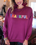 THANKFUL Sequin Sweatshirt