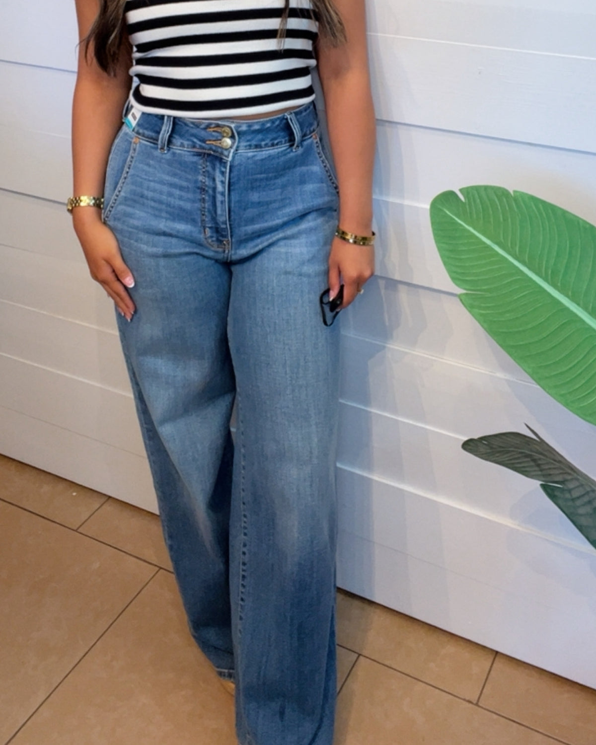Trouser Style High Waist Judy Blue Jeans