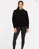 Down for anywhere Quilted Pullover