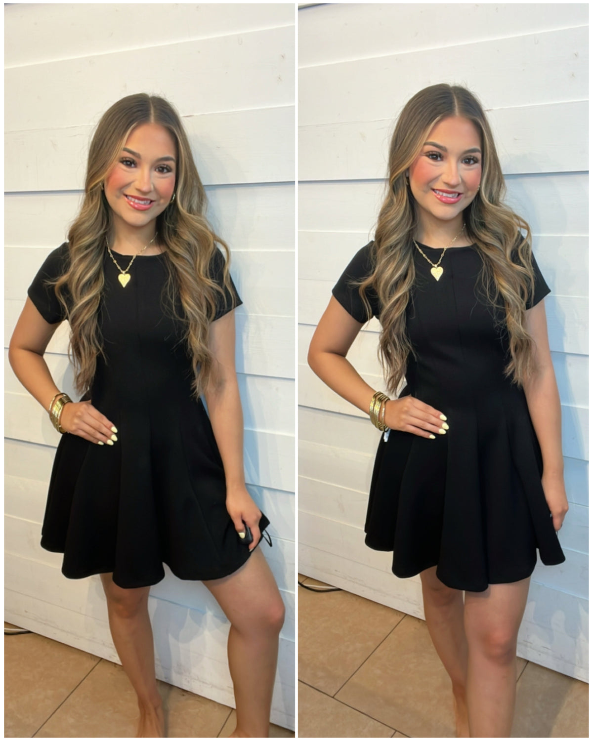 Gala Mini Dress in Black