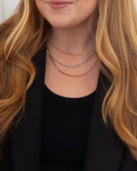 Two Tone Layered Necklace