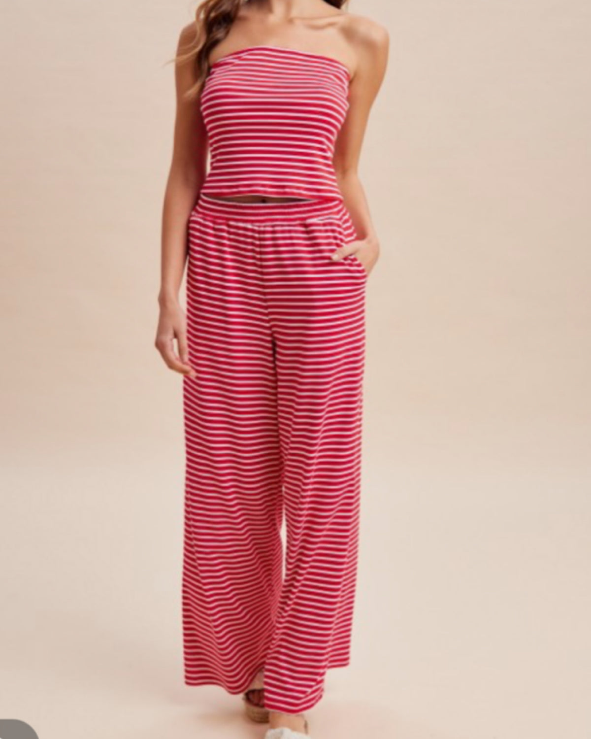 Stripes Vacation Set in RED