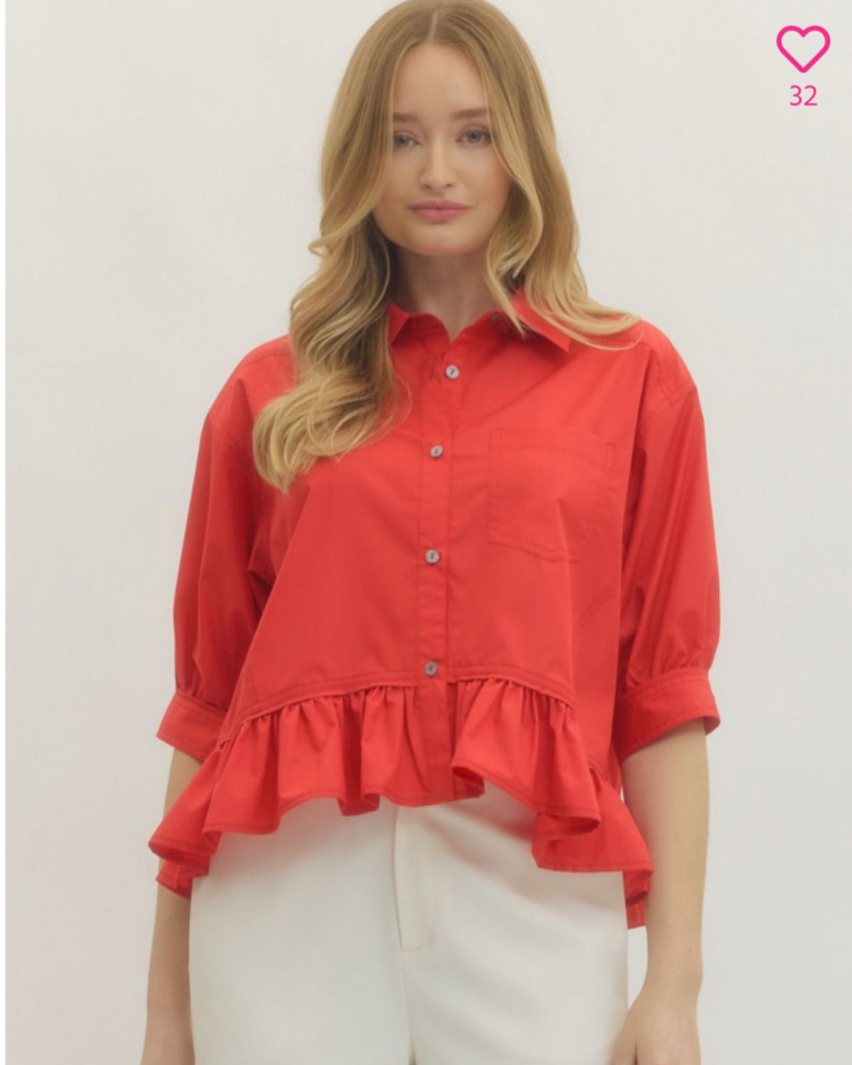 Esperanza Button down Top