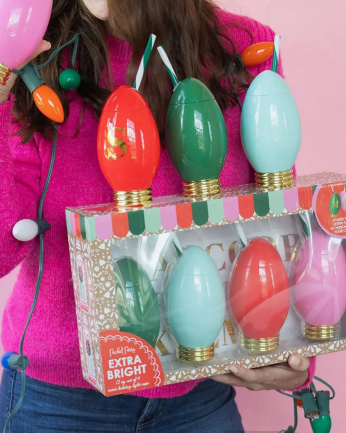 Extra Bright Mini Light Slippers set of 4